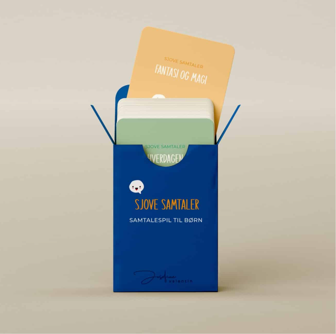 Josefine Valentin - Sjove Samtaler - samtalekort for børn