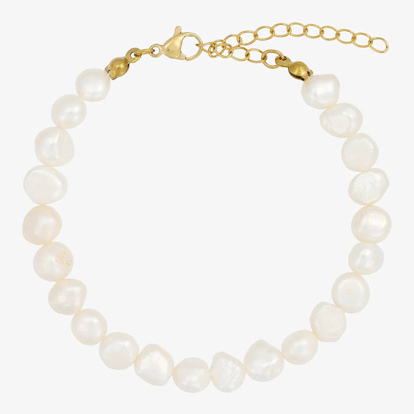 WOLFF JEWELRY - Big Pearl armbånd (Vandfast)