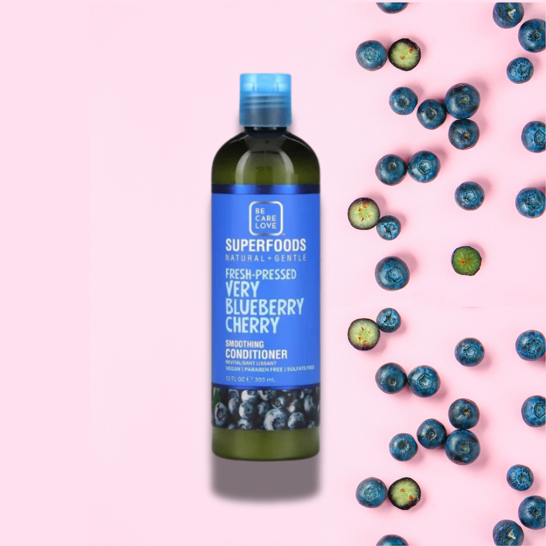 Superfoods - Smoothing Conditioner - Very Blueberry Cherry (God til sart og følsom hovedbund)- 355 ml