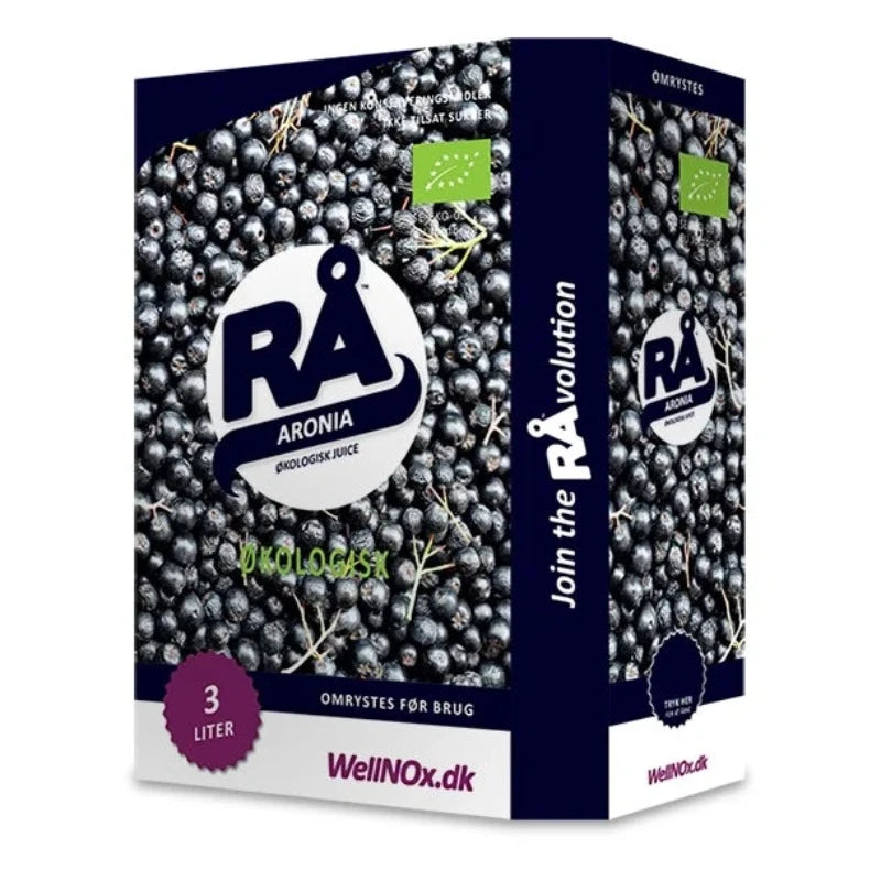 RÅ - ØKO ARONIA - KOLDPRESSET JUICE - 3 L