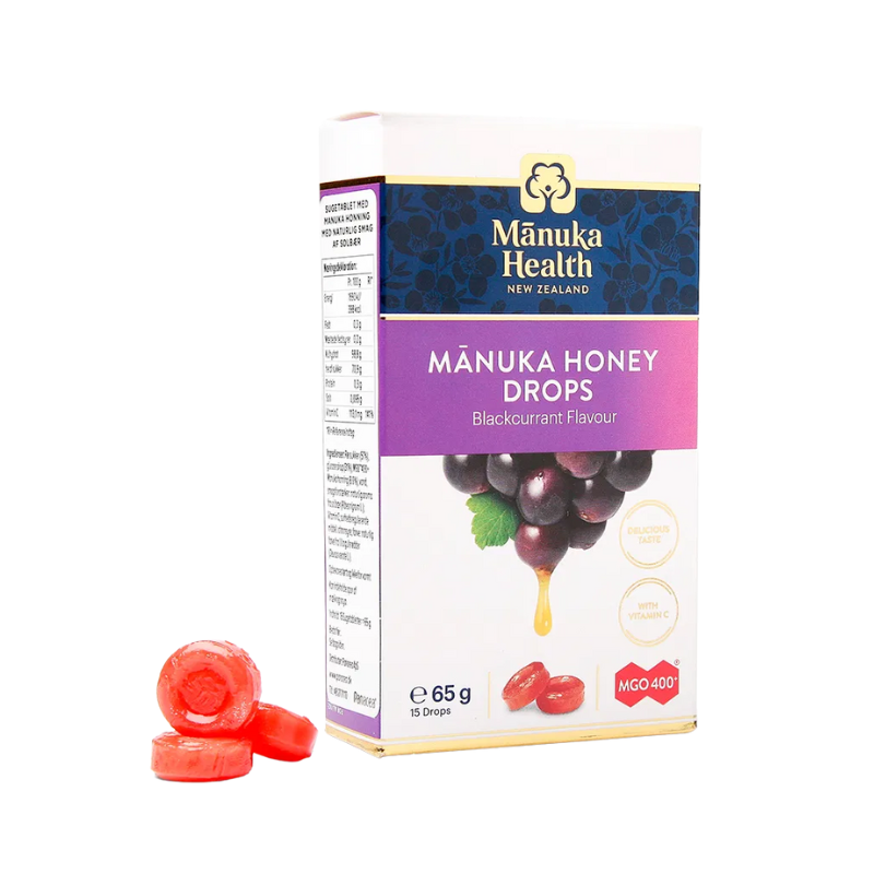 Manuka Honning - Blackcurrant - 15 drops