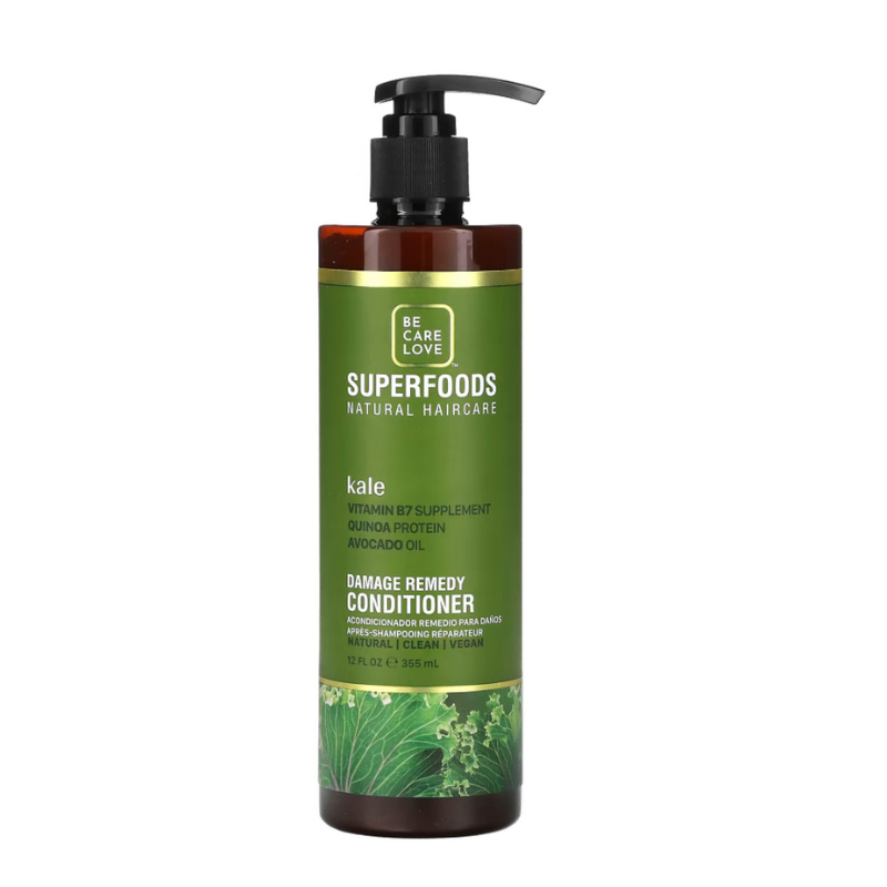 Be Care Love - Superfoods - Natural Haircare, Damage Remedy Conditioner, Kale - 355 ml.