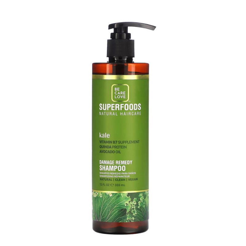 Be Care Love - Superfoods -Kål Damage Remedy shampoo - 355 ml.