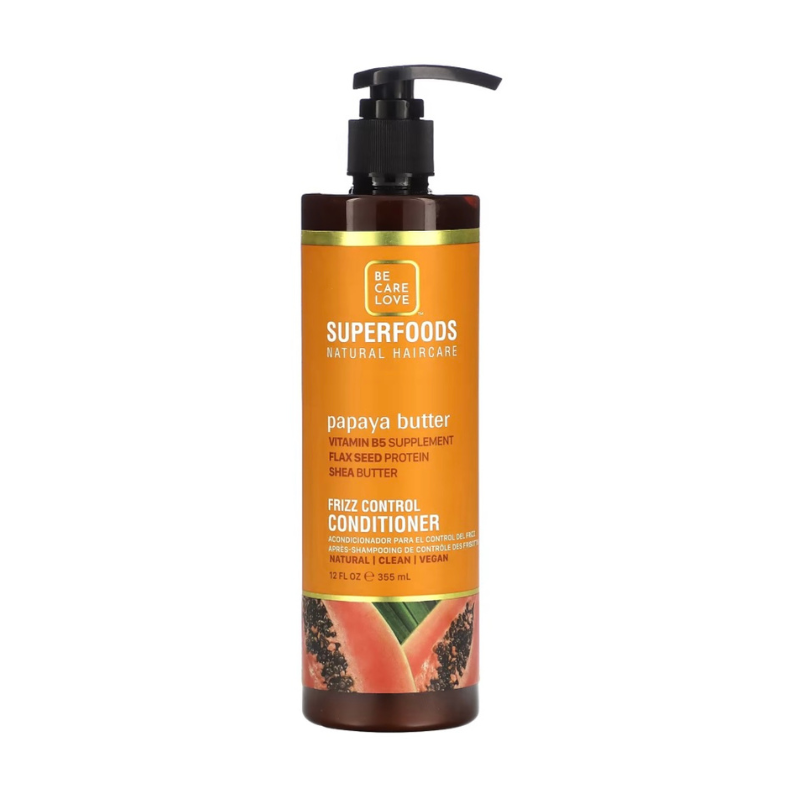Be Care Love - Superfoods - Frizz Control Conditioner, Papaya Butter - 355 ml