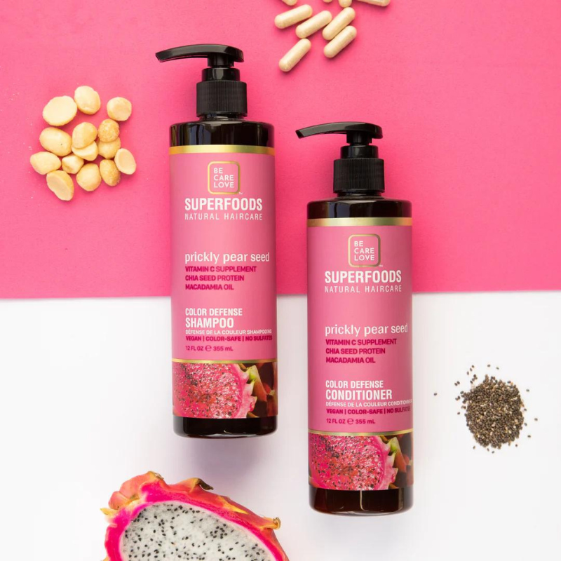 Be Care Love - Superfoods - Color Defense Shampoo, Prickly Pear Seed - 355 ml