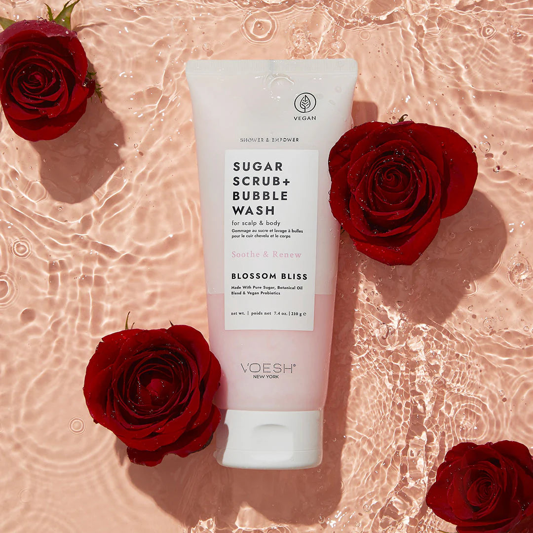 Voesh - Blossom Bliss - Scalp & Body Sugar Scrub - 210 ml.