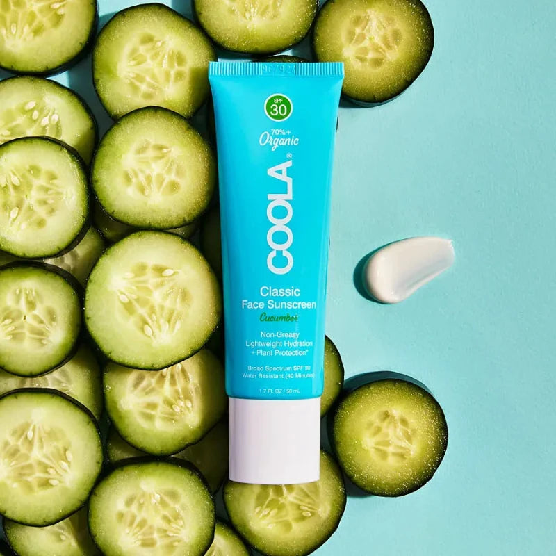 COOLA - CLASSIC FACE LOTION - CUCUMBER SPF30 - 50 ML (gl. emballage)