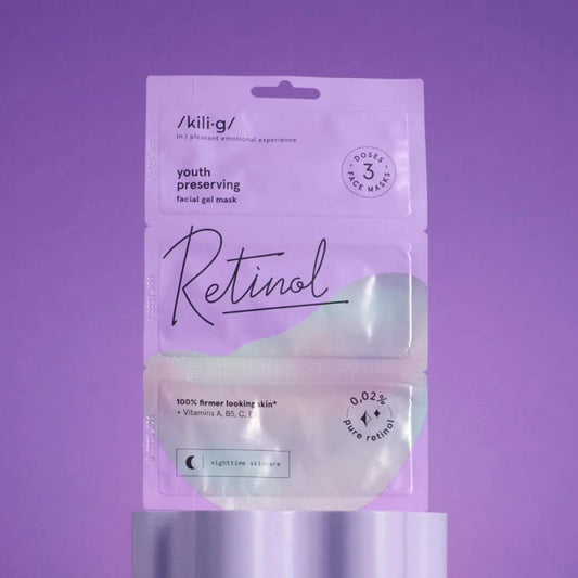 /KILI∙G/ - RETINOL FACE MASK - 3 PAK