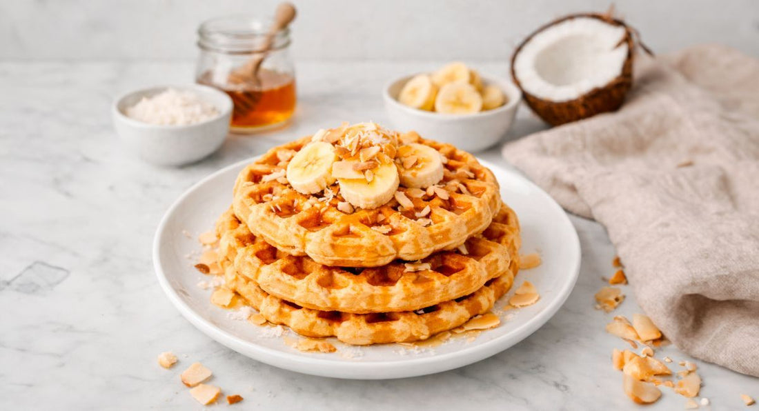 Banan–Kokos Sunde Vafler (4–5 personer)
