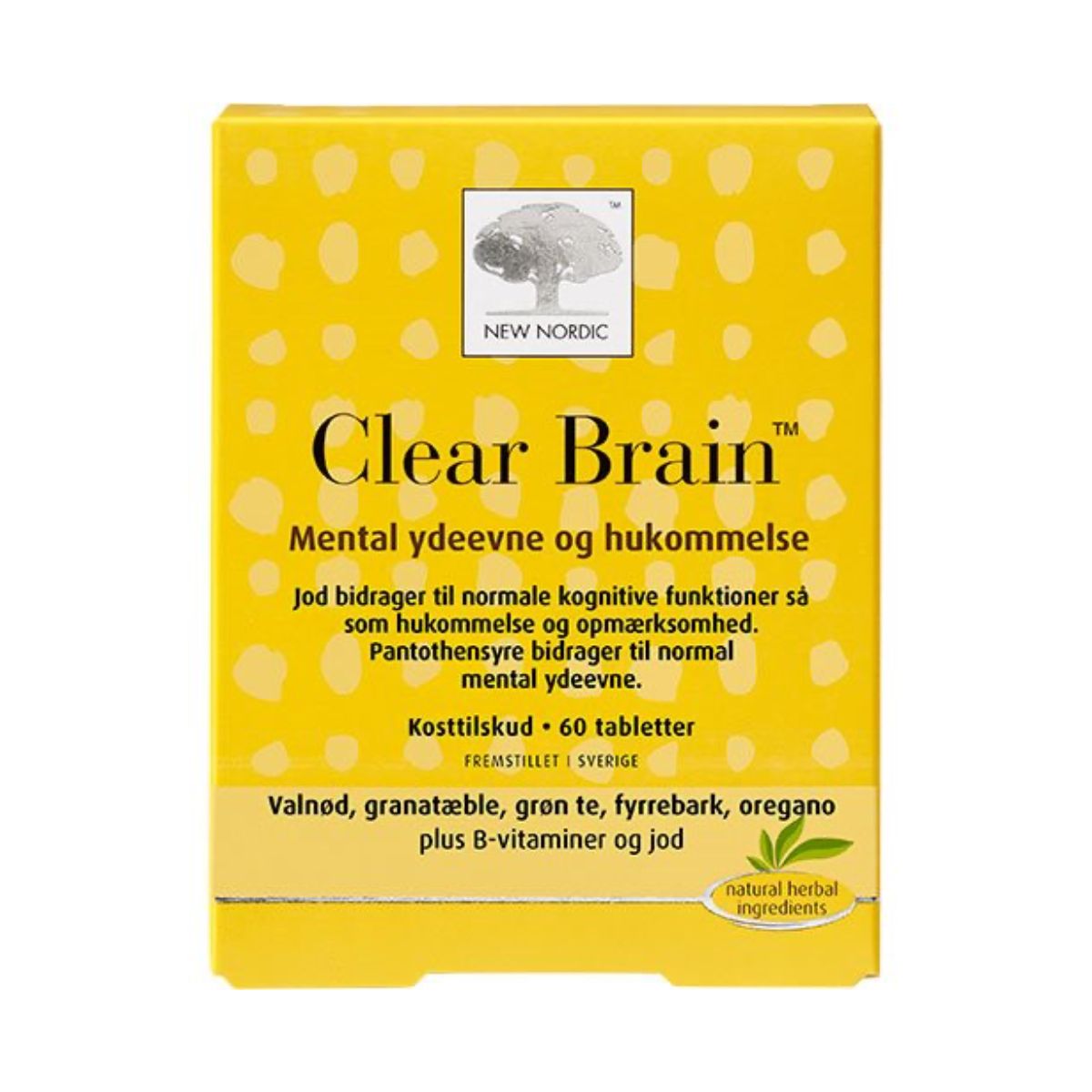 New Nordic - Clear Brain - 60 tabletter