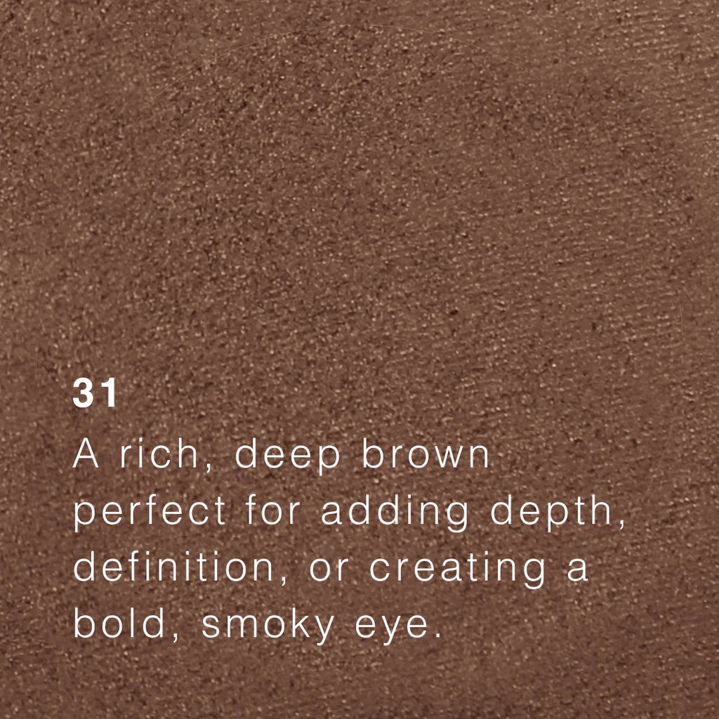 Saint Minerals -  Pressed Eyeshadow - Dyb brun nuance - 31