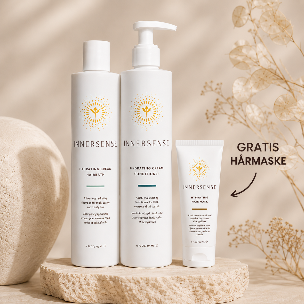 Innersense - Hydrate Trio GRATIS hårmaske