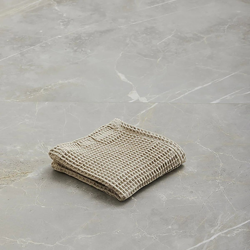 AYÜ | Vaffel vaskeklud i Økologisk Bomuld - Vata -Beige