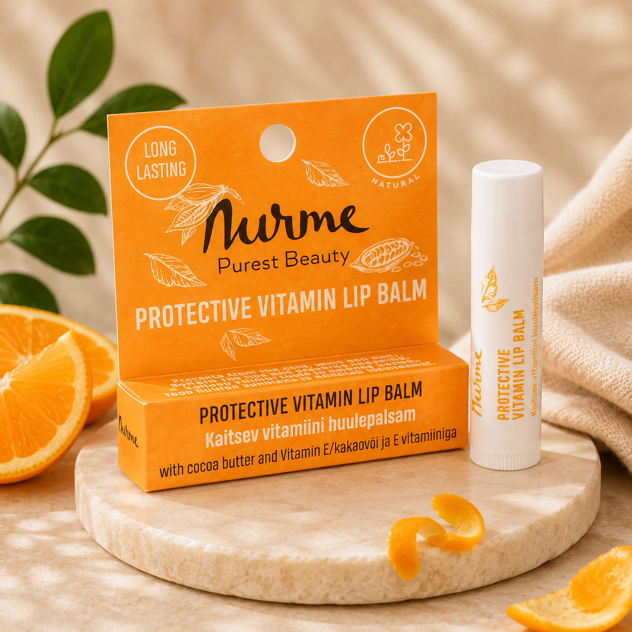 Nurme - Protective Lip Balm - Vitamin - 4,5 g.