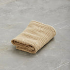 AYÜ | Vaffel Gæstehåndklæde i Økologisk Bomuld - Pitta -  Lys Beige