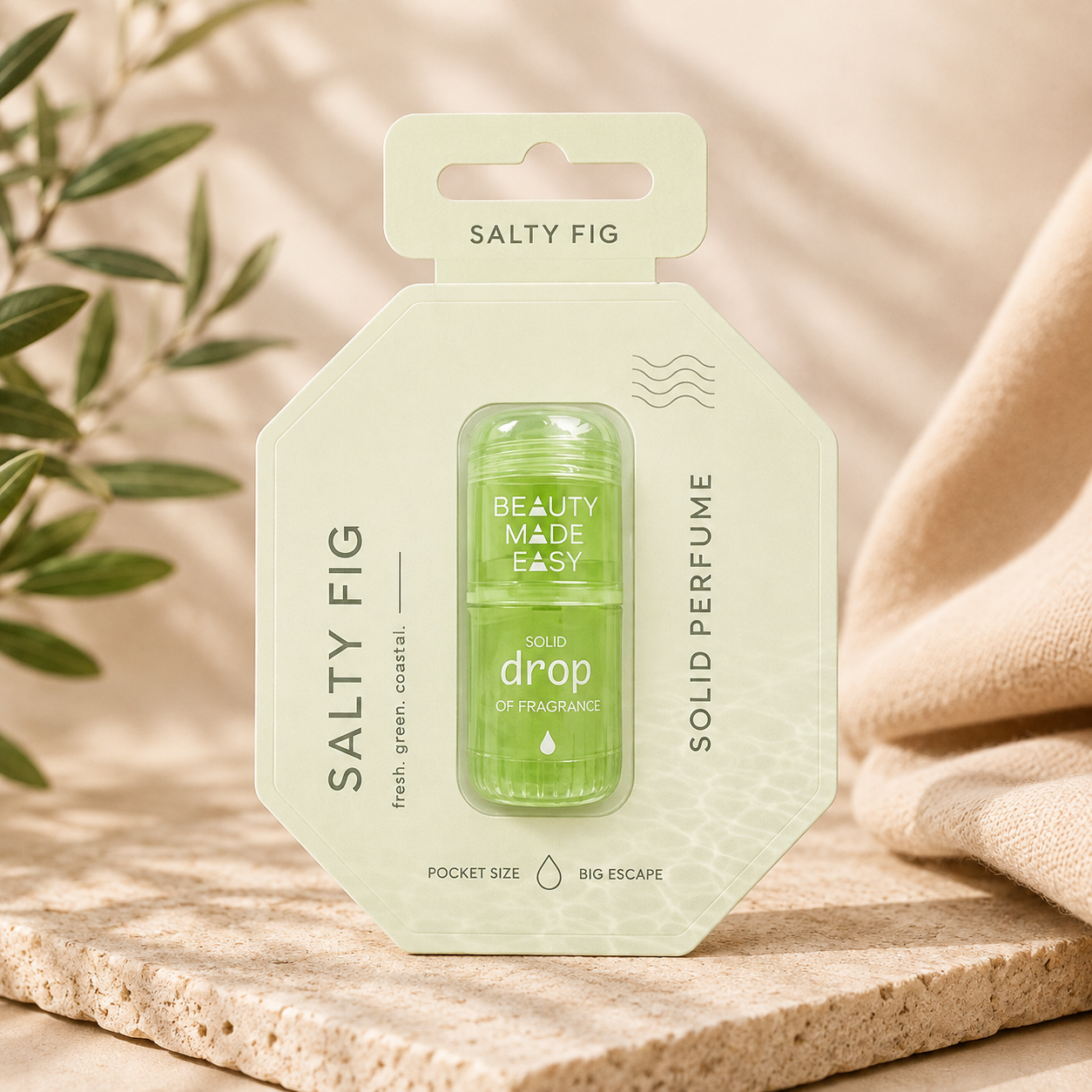 Beauty Made Easy - solid perfume Salty Fig - 4g