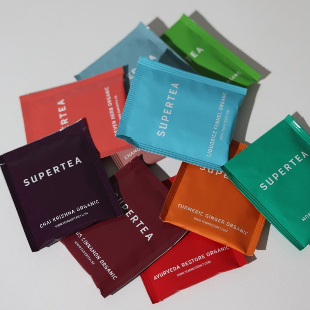 Teministeriet - Supertea - 10 forskellige smage (løse breve)