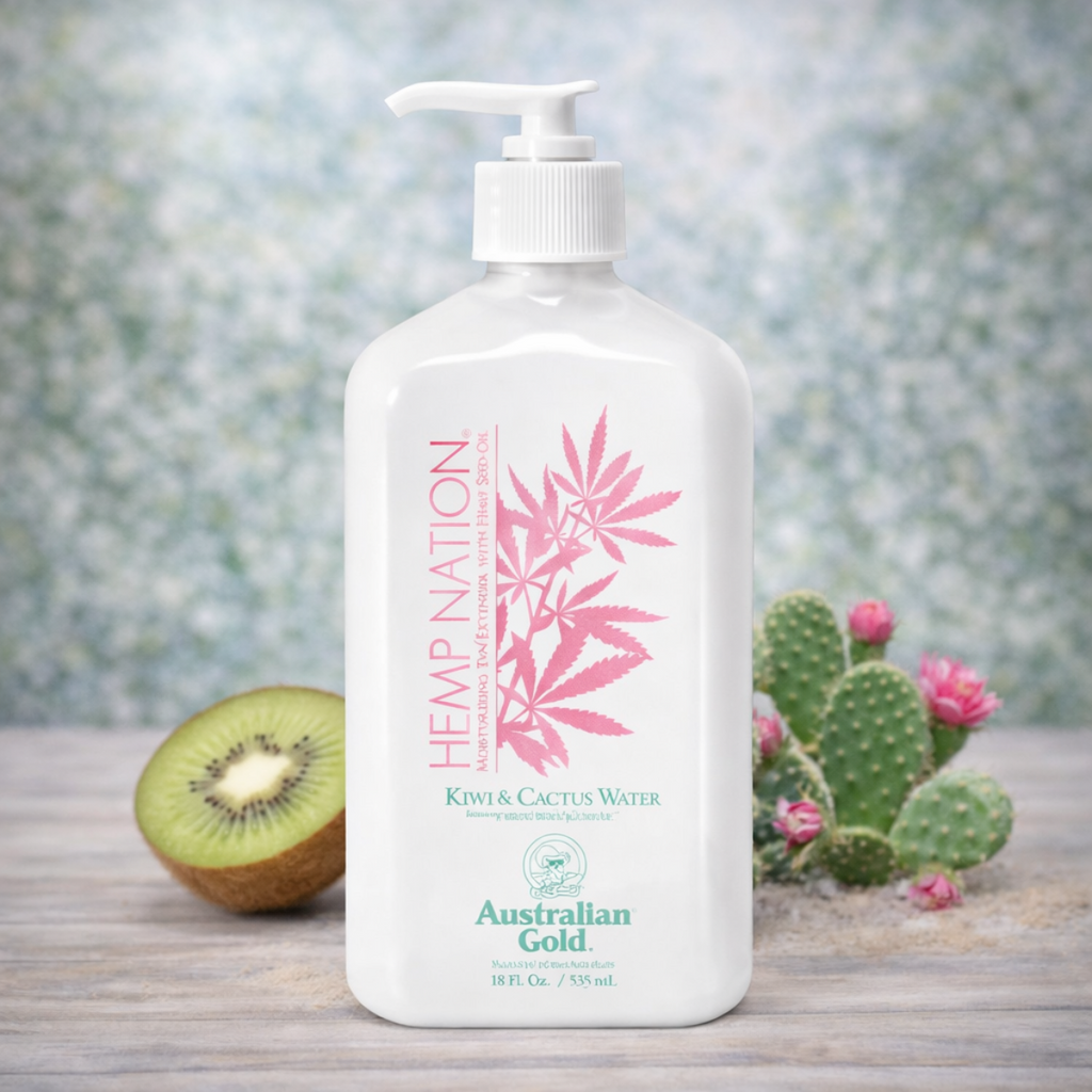 AUSTRALIAN GOLD - HEMP NATION - Body Lotion - Kiwi and Cactus - 535 ml.
