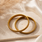 Wolff Jewelry - Ærmeholder (2 stk) guldfarvet