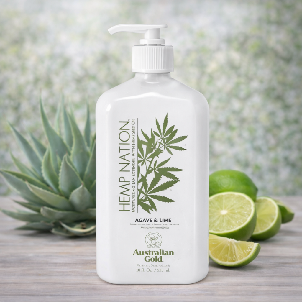 Australian Gold - Hemp Nation - Body Lotion - Agave & Lime - 535 ml.