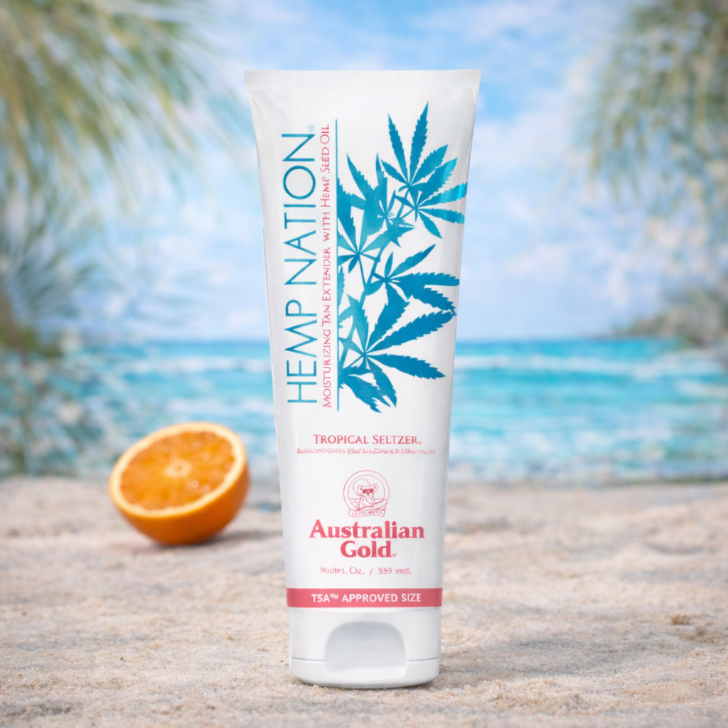 Australian Gold - Hemp Nation Body Lotion - Tropical Seltzer - 83 ml.