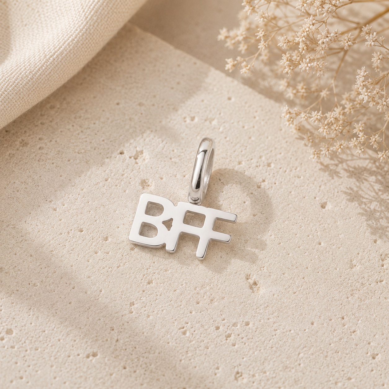 WOLFF JEWELRY - BFF Charm - sølv