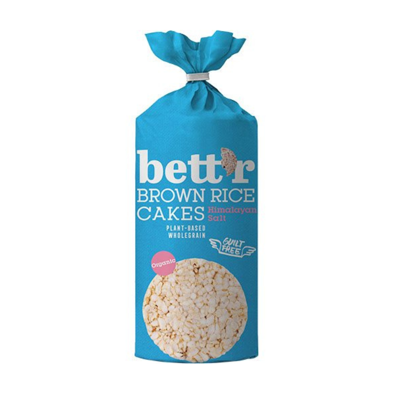 Bett'r - Riskager m. Himalaya salt - økologisk - 120 g.