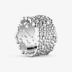 WOLFF JEWELRY - Boble Ring - sølv Vol. 2 Vandfast (Flere størrelser)