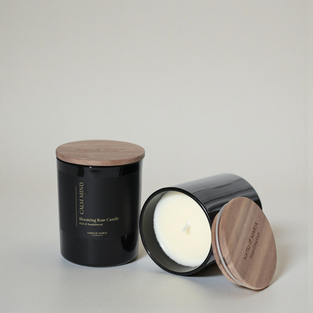 Natalie Maria Scandinavian | Calm Mind Blooming Rose Candle
