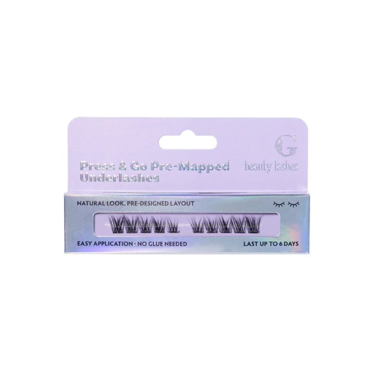G BEAUTY LASHES - Press & Go (pre-mapped) Underlashes - Blush