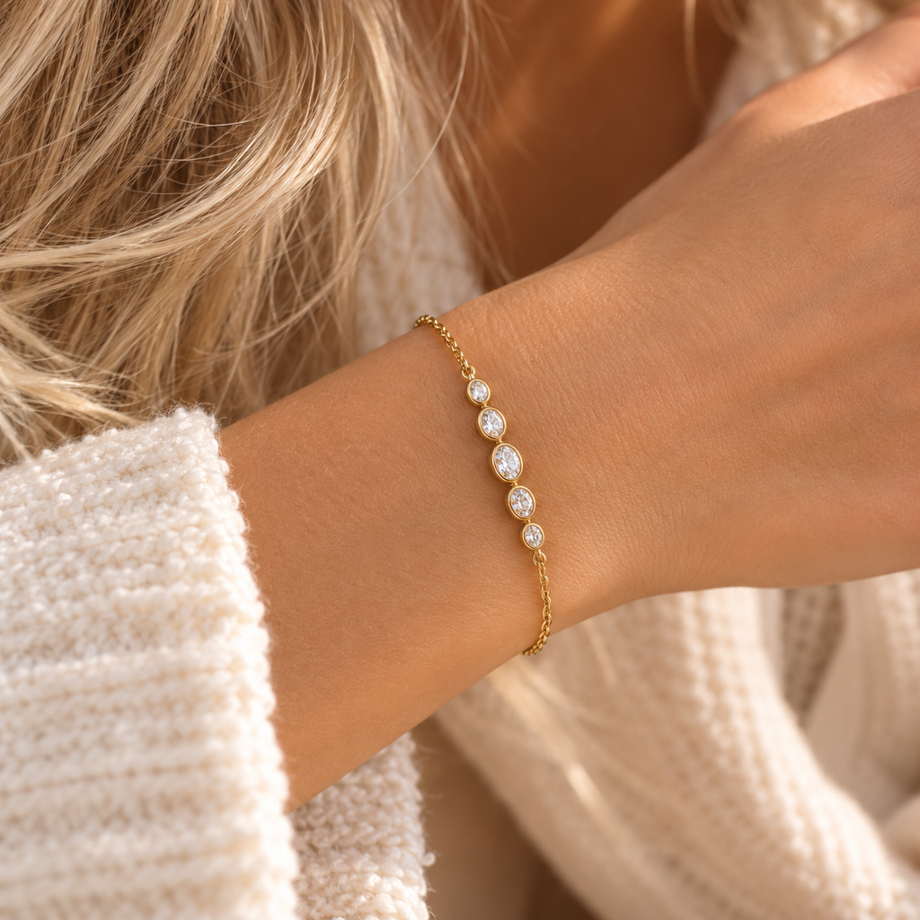 Wolff Jewelry - Braza armbånd - 18 karat guldbelagt