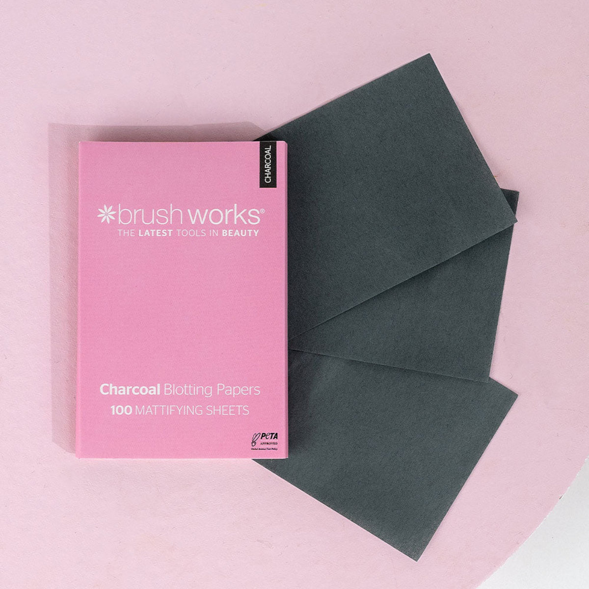 BrushWorks - Charcoal Blotting Papers - 100 stk
