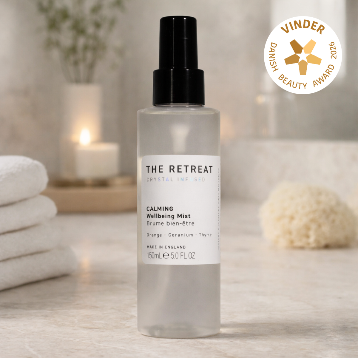 THE RETREAT - CALMING Wellbeing Mist - 150 ml.