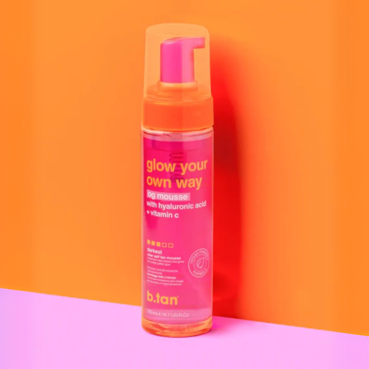 b.tan -  glow your own way – og glow mousse (200ml)