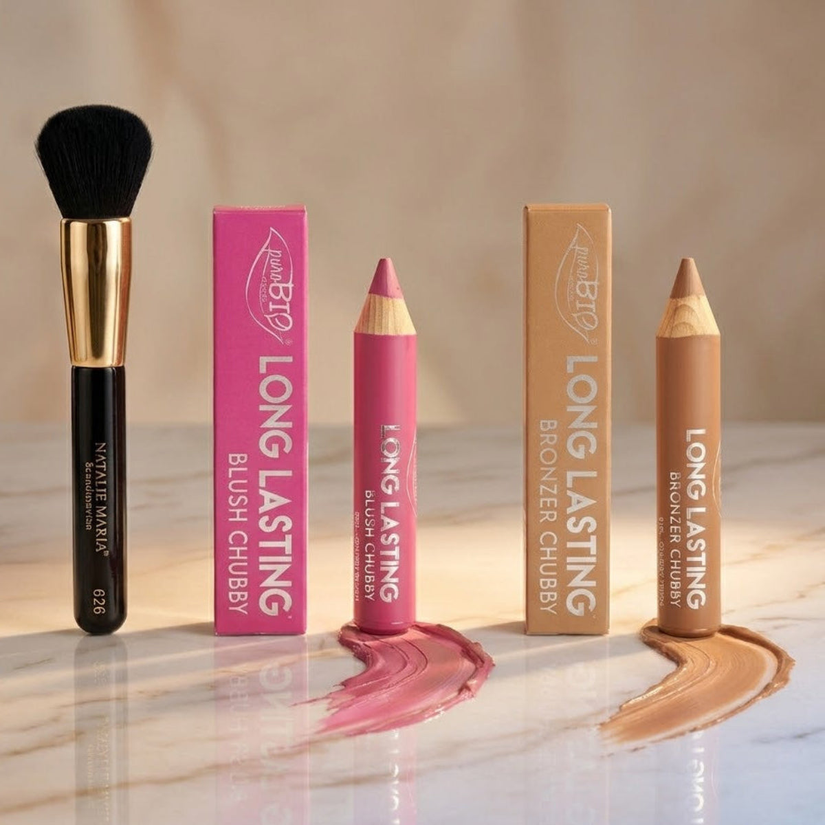 EASY PuroBio Make up look - GRATIS Natalie Maria 6.26 pensel