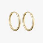 Wolff Jewelry - Classic Hoops 20 mm - 18 karat guldbelagt