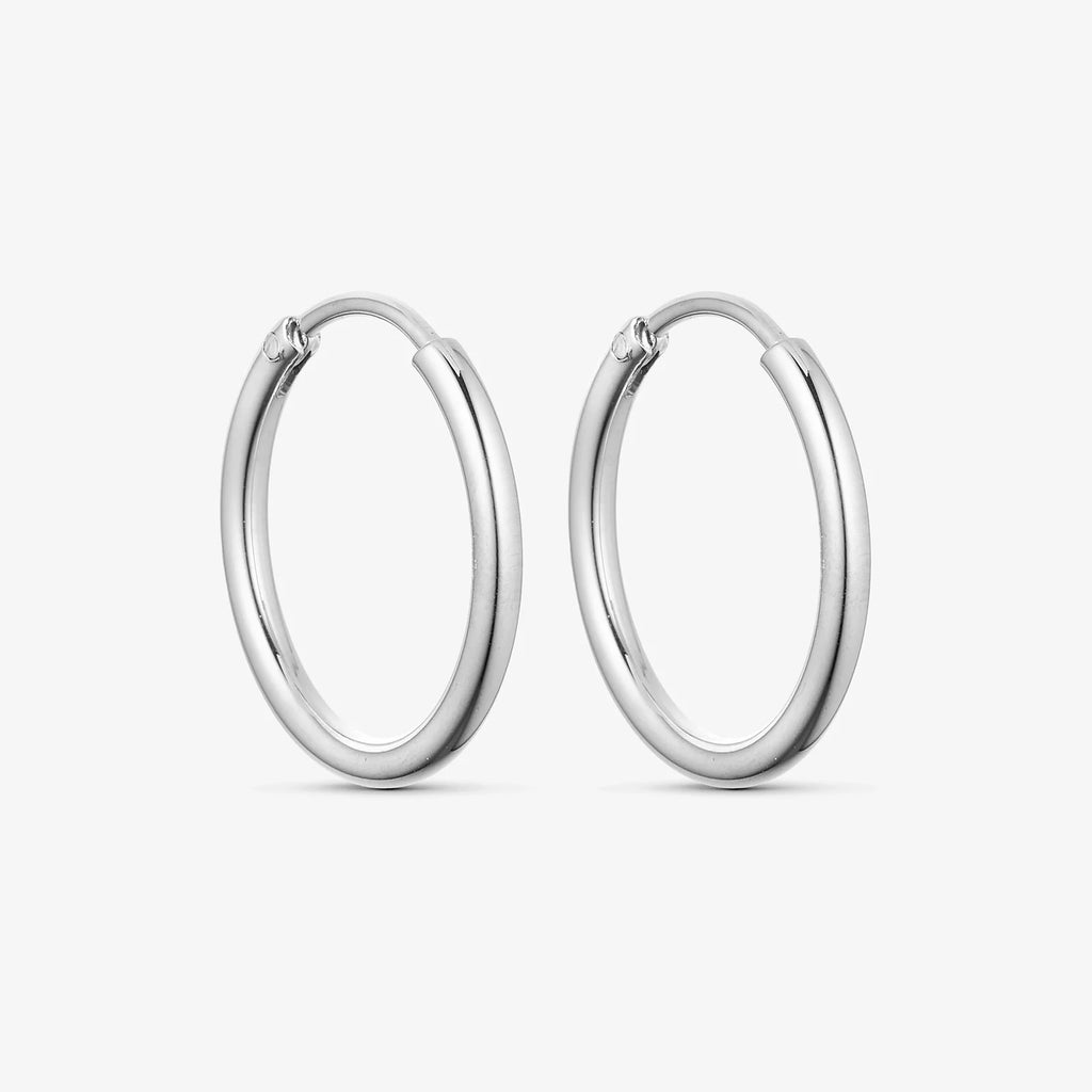 Wolff Jewelry - Classic Hoops 20 mm - Sølvbelagt