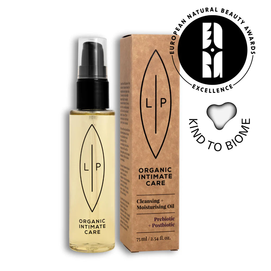LIP Intimate Care - Cleansing + Moisturising Oil, Prebiotic + Postbiotic - 75 ml-