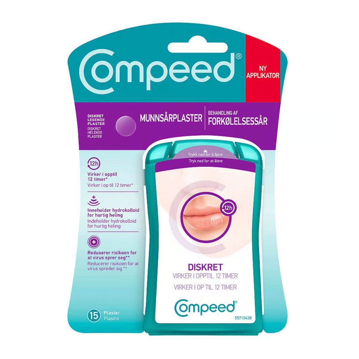 Compeed - Forkølelsessårplaster - 15 stk.