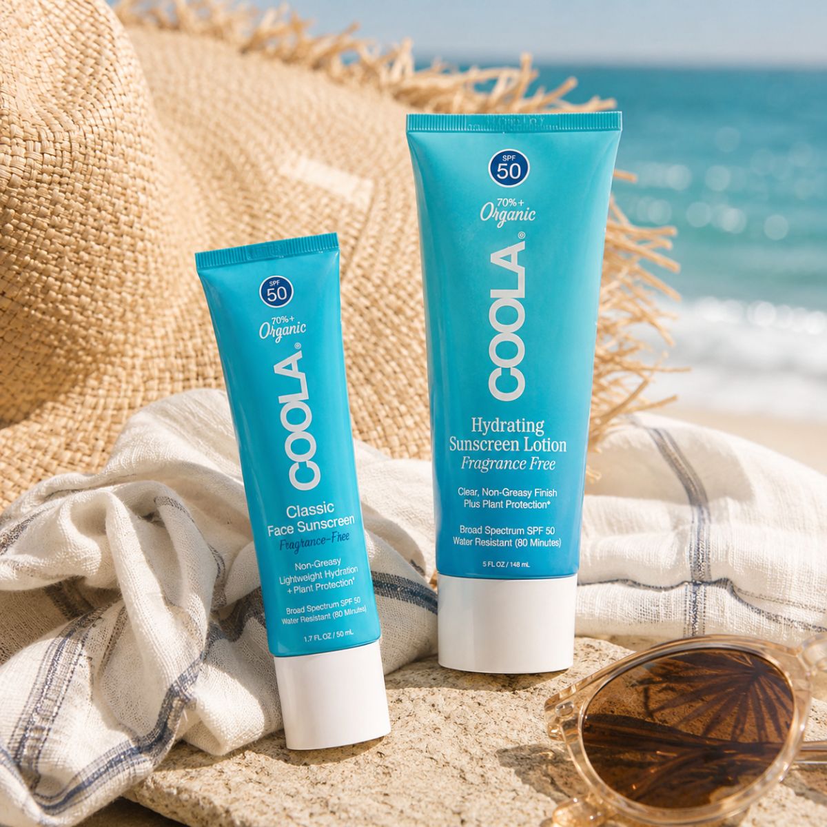 Sommerens PARFUMEFRI kit | Coola Solbeskyttelse u. parfume