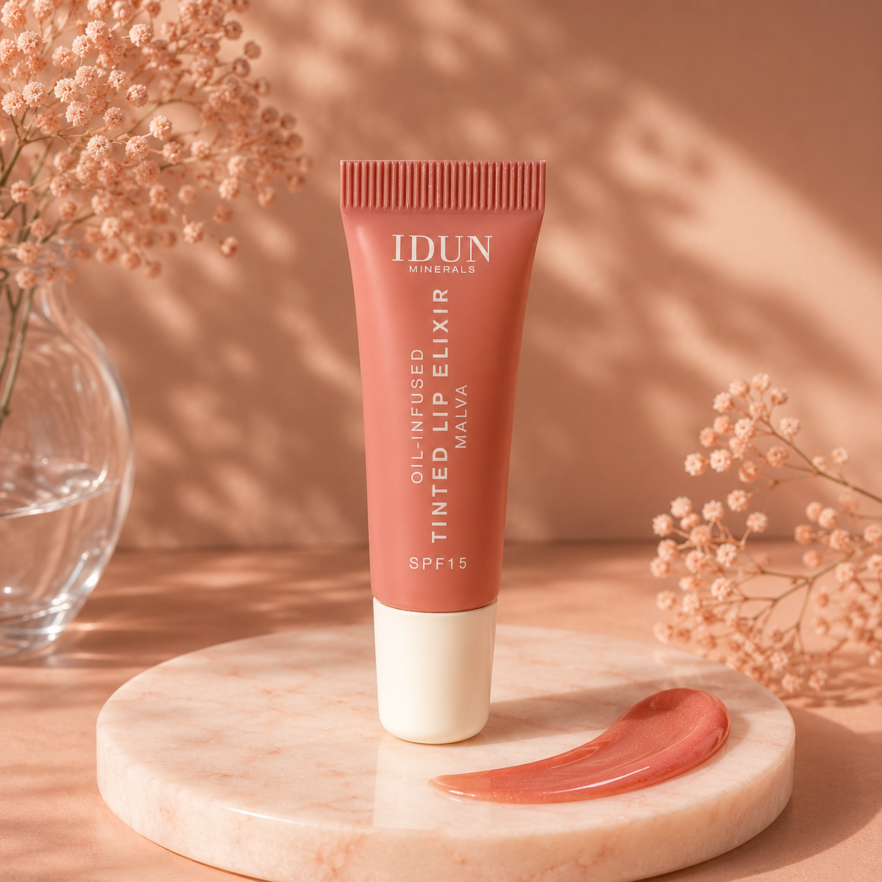 Idun - Oil-Infused Tinted Lip Elixir, SPF 15 (3 farver)
