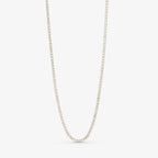 Wolff Jewelry - Crystal Tennis halskæde - 18 karat guldbelagt