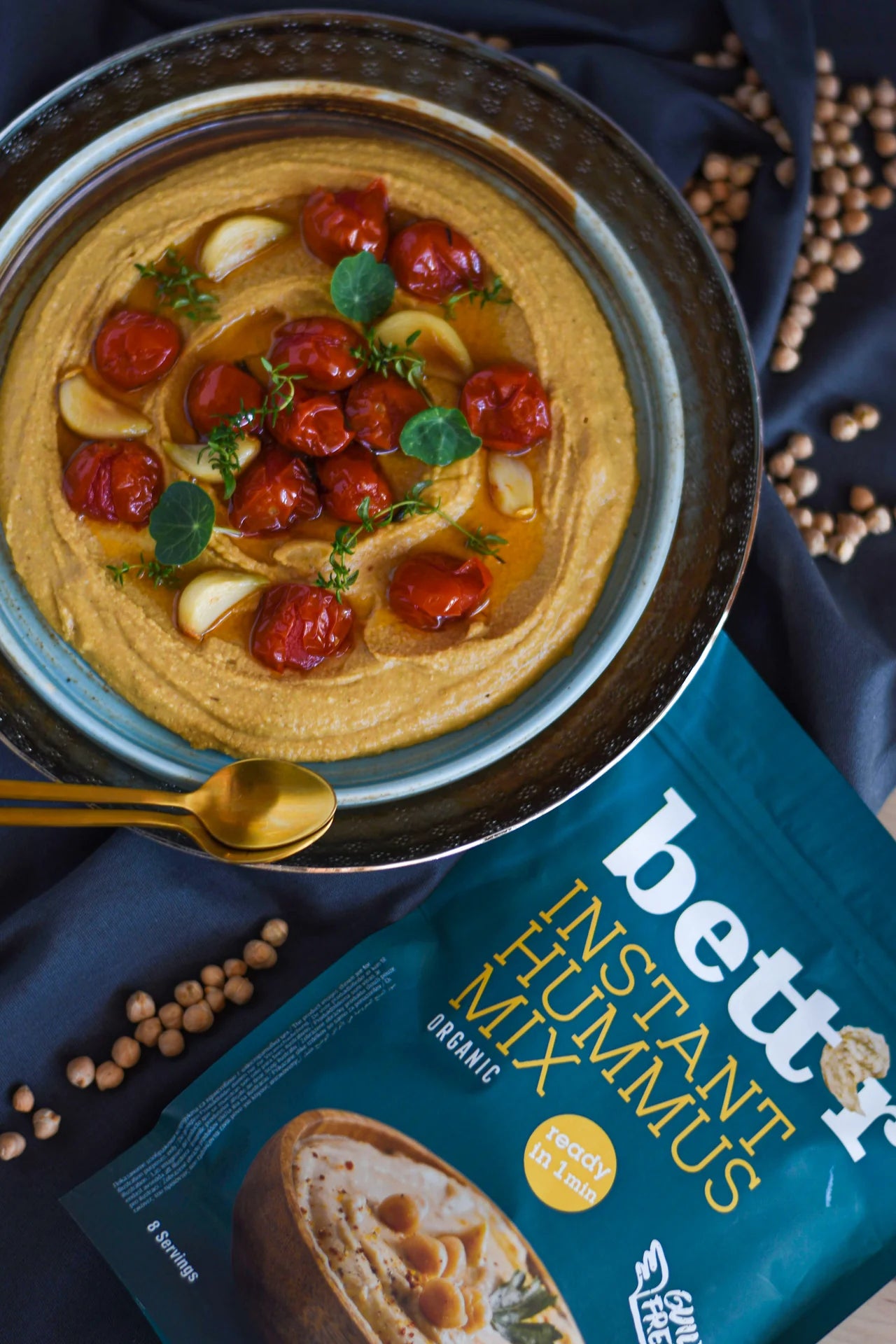 Bett'r - Instant Hummus Mix - økologisk 50g.