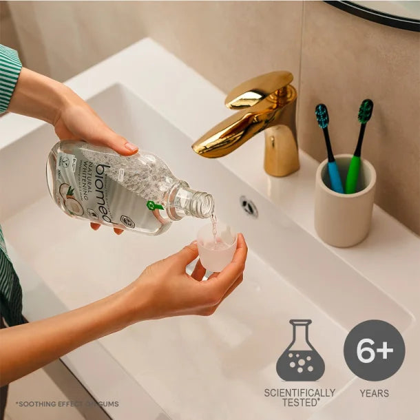 Biomed - Multiactive Mundskyl Natural Whitening - 500 ml.