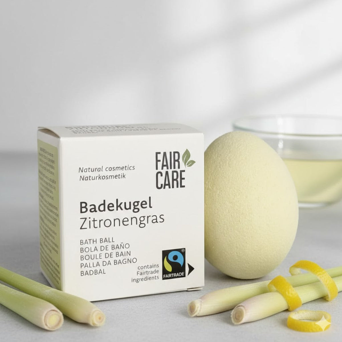 FAIR CARE - badebombe - Citrongræs
