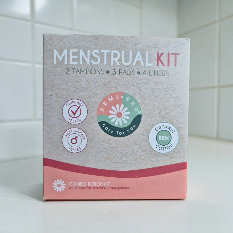 Femi.Eko - økologiske - Menstruations Travel Kit