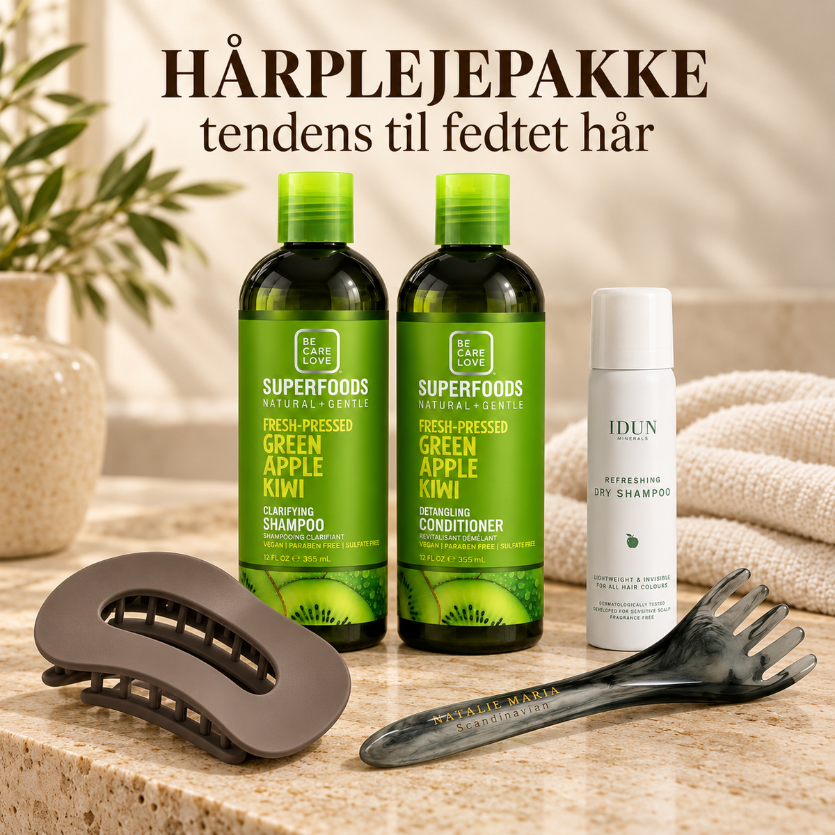 VILDESTE Hårpakke til fedtet hår