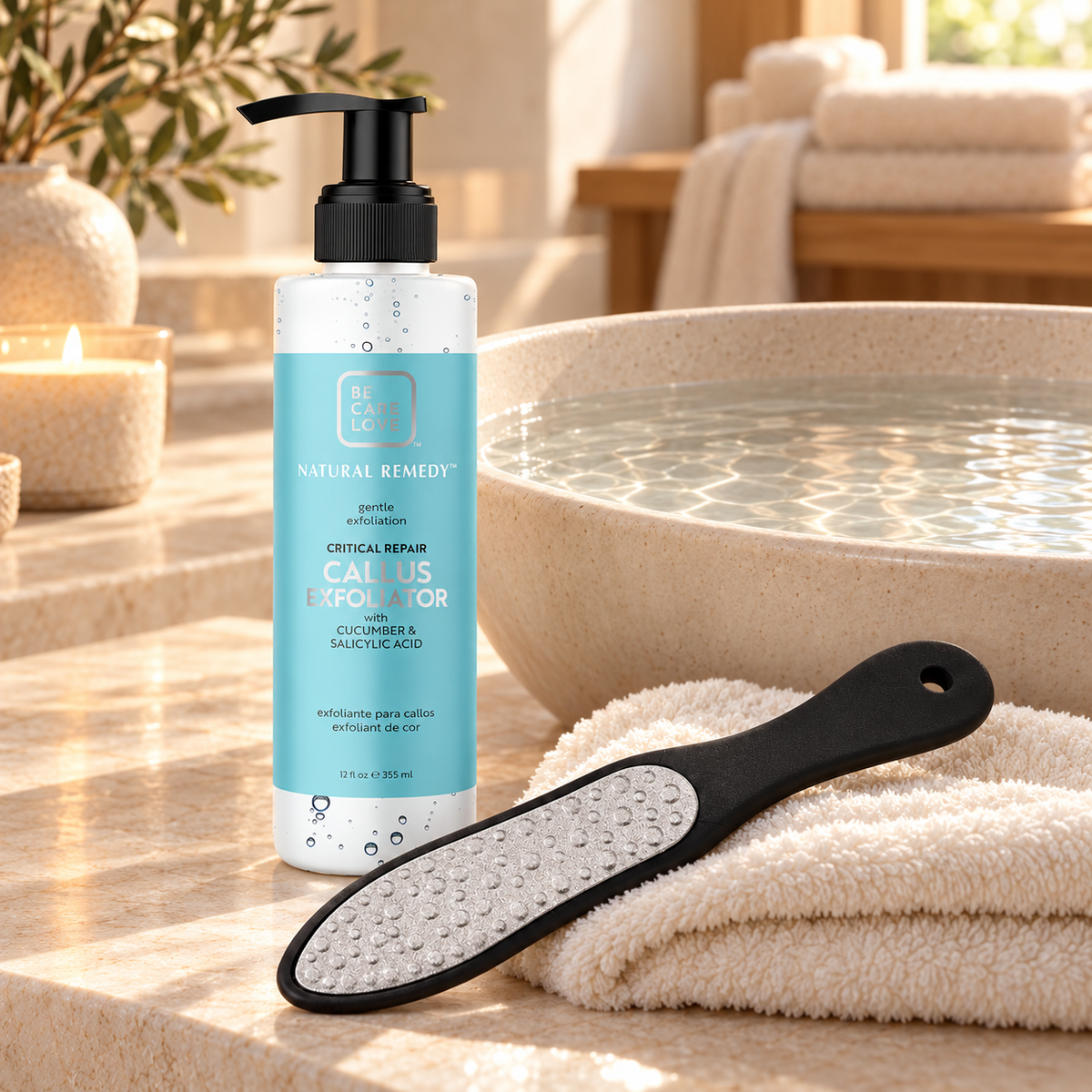 Bløde fødder - Critical Repair Callus Exfoliator + GRATIS fodfil