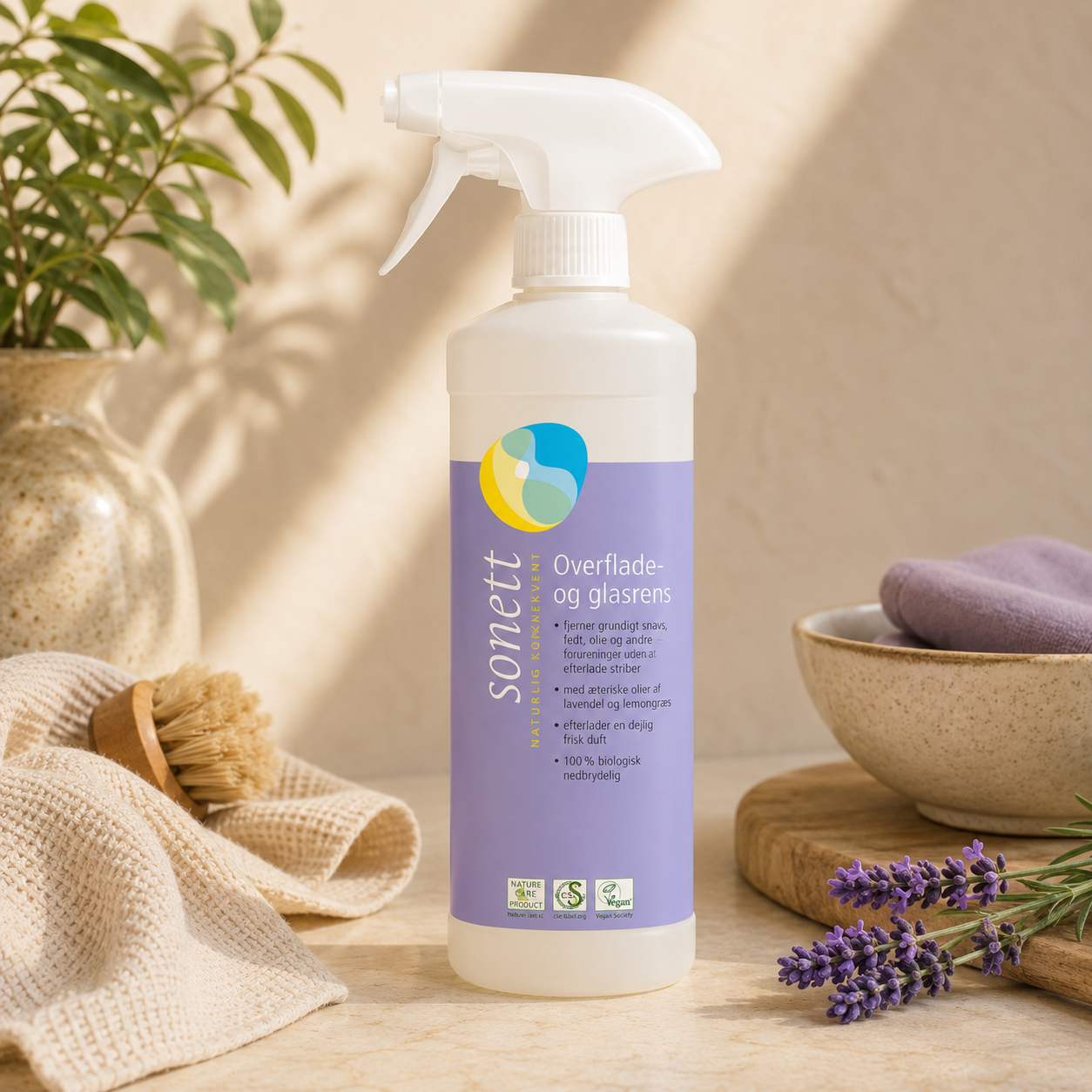 Sonett - Overflade- og glasrens - 500 ml.