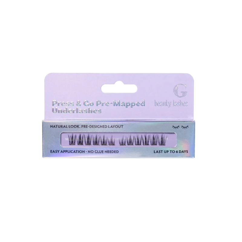 G BEAUTY LASHES - Press & Go (pre-mapped) Underlashes - Glow